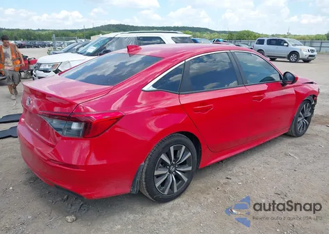 2022 Honda Civic Ex z USA, uszkodzony, nr VIN 2HGFE1F77NH305778